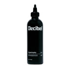 Hypertrophy Thickening and Volumizing Treatment van Decibel, zwarte flacon met fijne tuit